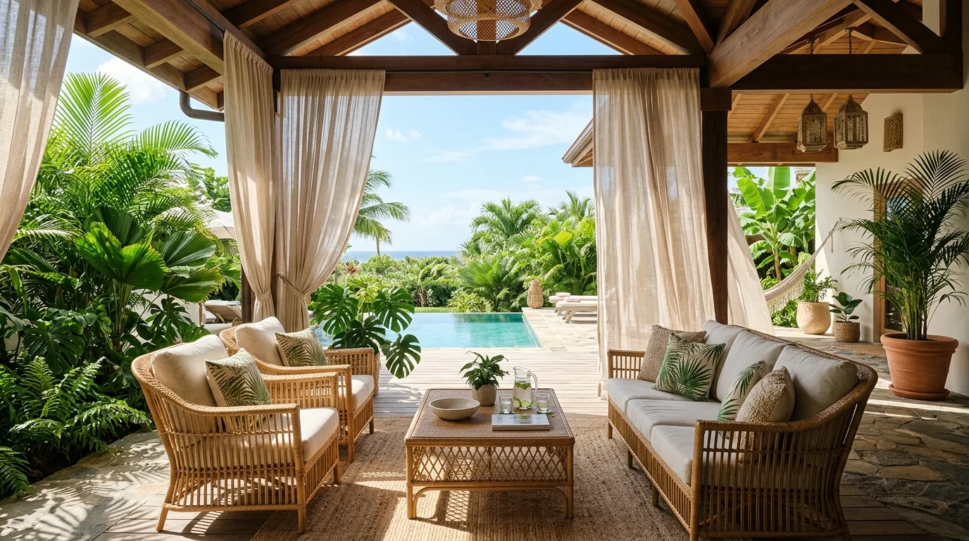 Modern Outdoor Living Area With Clean Lines